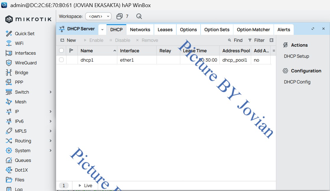SERVICE IP pada MikroTik RouterOS